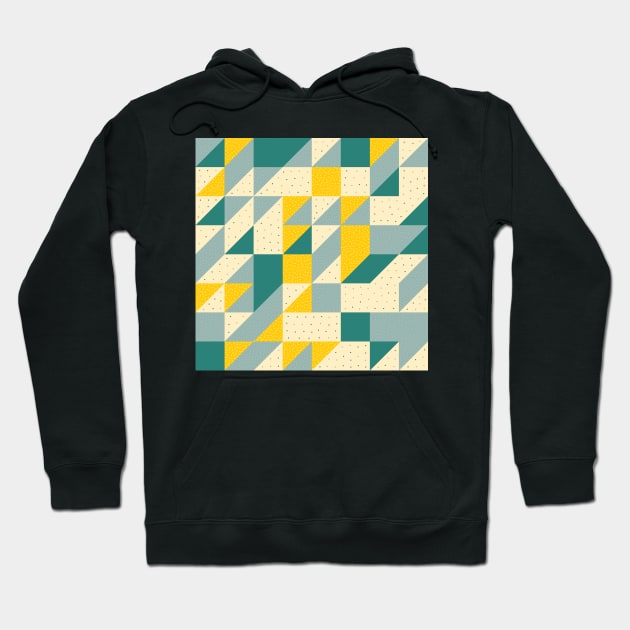 Modern Triangle Pattern Hoodie by giantplayful